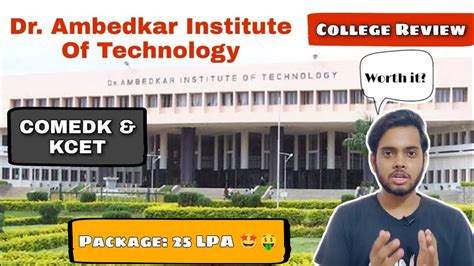 Dr Ambedkar Institute Of Technology COMEDK KCET Placement Fees