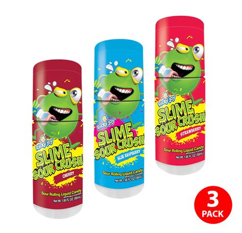 Ricky Joy® Slime Sour Crush™ Rolling Liquid Candy Assorted Flavors 1 Ricky Joy Shop