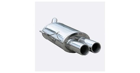 Inoxcar Stainless Steel Rear Exhaust Muffler Renault Clio Rs Phase