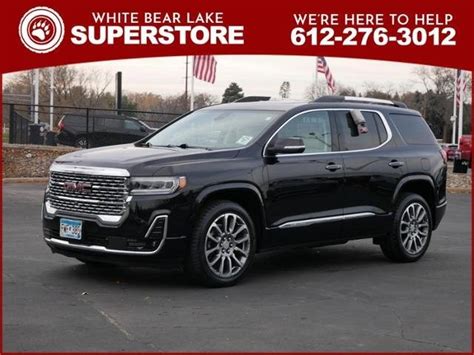 Pre Owned 2021 GMC Acadia Denali SUV In White Bear Lake 37027A White