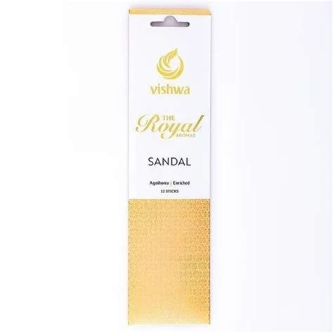 Sandalwood Vishwa The Royal Aromas Sandal Incense Sticks At Rs 107