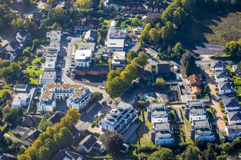 Unna Aus Der Vogelperspektive Baustelle Zum Neubau Eines Wohnhauses In