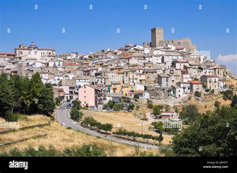 Panoramic View Of Deliceto Puglia Italy Stock Photo Alamy