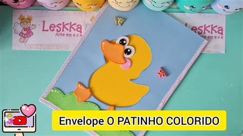 Diy Recurso Pedag Gico Envelope O Patinho Colorido Youtube