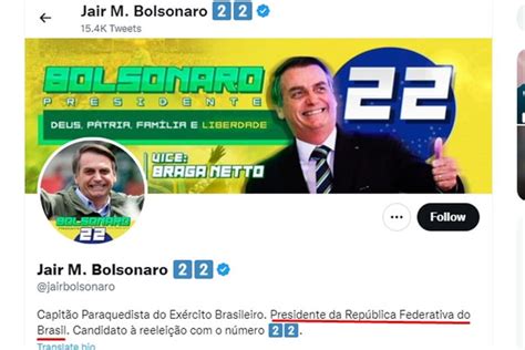 Ainda Se Identificando Como Presidente Bolsonaro Divulga Ações