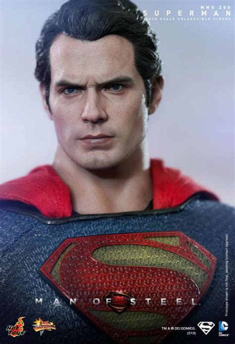 Man Of Steel Superman Henry Cavill Figure Hot Toys MMS