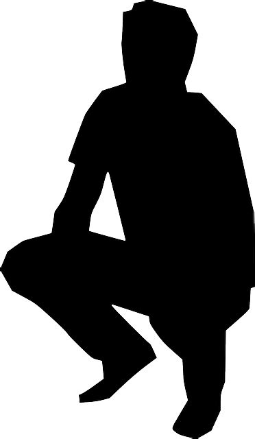 Free Vector Graphic Squatting Squat Crouching Man Free Image On