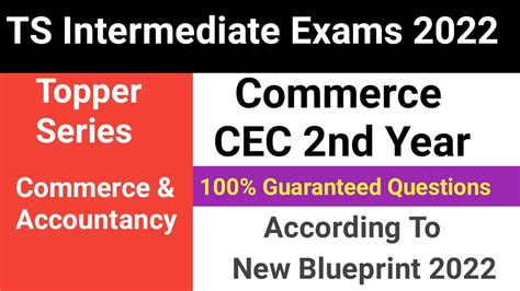 TS Commerce Important Questions 2022 TS Intermediate CEC 2nd Year