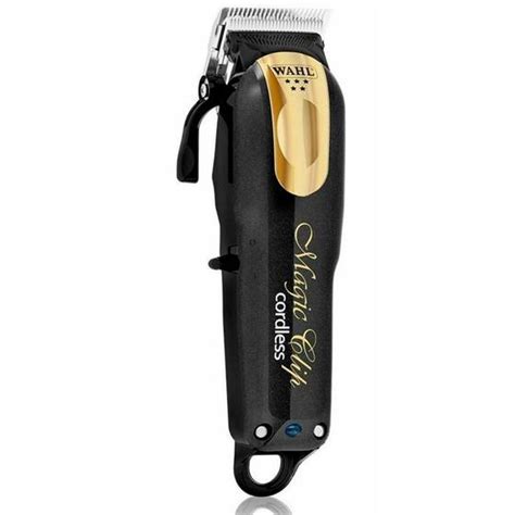 Wahl Magic Clip Cordless Máquina de Corte Sem Fio 8 Pentes Preto