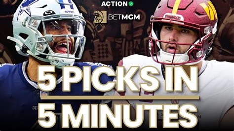 Nfl Week 9 Expert Bets And Predictions 5 Picks In 5 Minutes With Tim