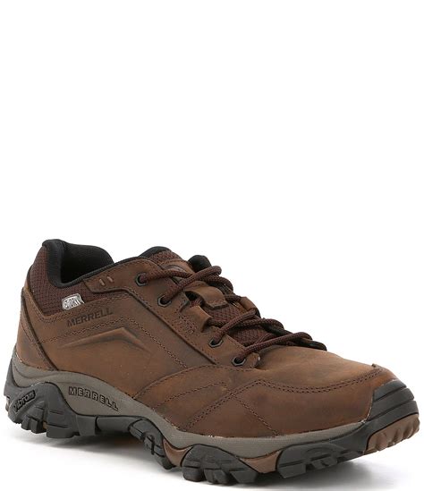 Merrell Mens Moab Adventure Lace Up Waterproof Hiking Sneakers Dillards