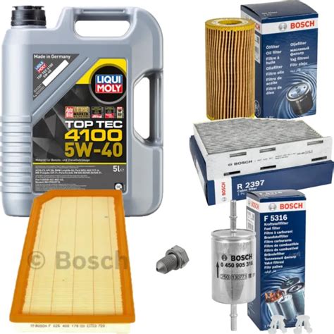 Bosch Inspection Set L Liqui Moly Top Tec W Pour Audi A S