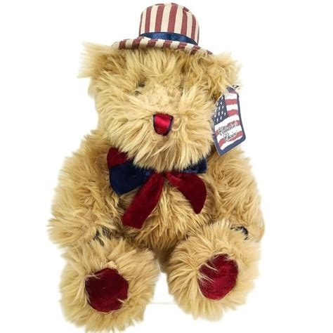 Dan Dee Toys Dan Dee Americana Teddy Bear Boy Plush Brown 1 W Bow