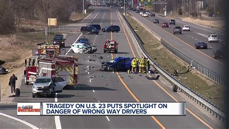 Two Killed In Wrong Way Crash On Us 23 Identified As Ohio Women Youtube