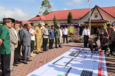 Polres Humbahas Gelar Latpraops Dan TFG Ops Ketupat Toba 2024 HARIAN