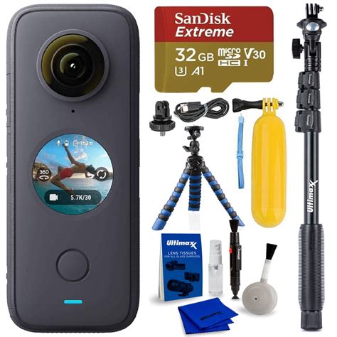 Insta360 ONE X2 Pocket Camera CINOSXX A With Bundle 32GB 3 Way Tripod