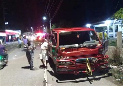 Chófer causó accidente en Azua está prófugo PN pide se entregue