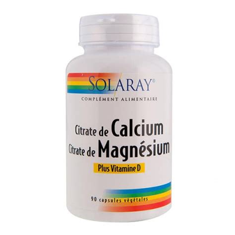 Solaray Calcium Magn Vit D Caps Pharmacie En Ligne Citypharma