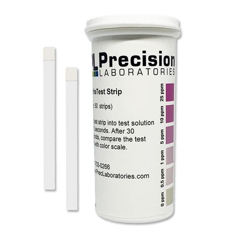 Nitrite Test Strip - Precision Laboratories Test Strips