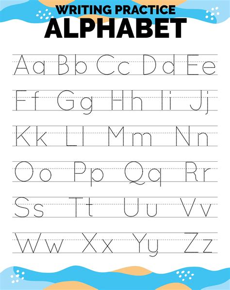 Tracing The Alphabet Worksheets