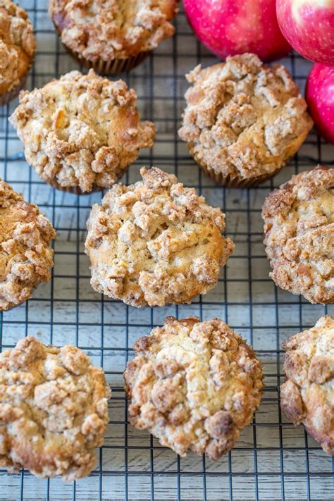 Apple Cinnamon Streusel Muffins Freutcake