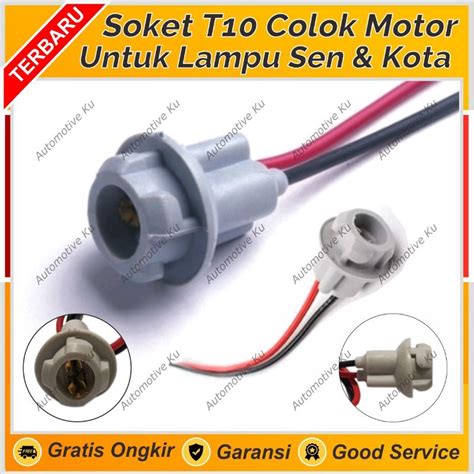 Jual SOKET FITING COP T10 LAMPU KOTA LAMPU SENJA LAMPU SEN SEIN