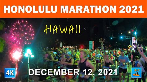 Honolulu Marathon 2021 🏃‍♂️ Start To Park 10k 🏃‍♀️ Kapiolani Park Youtube