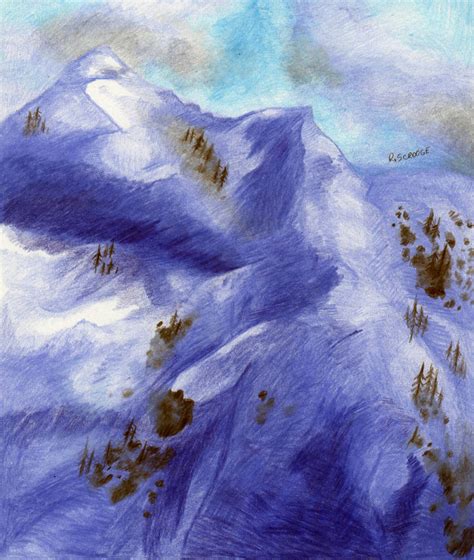 Snowy Mountains Background (Usable) by TheRScrooge on DeviantArt