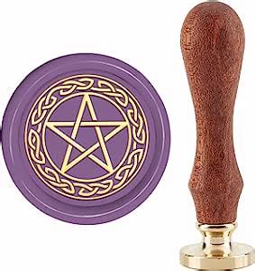 Amazon CRASPIRE Celtic Knot Wax Seal Stamp Pentagram Sealing Wax