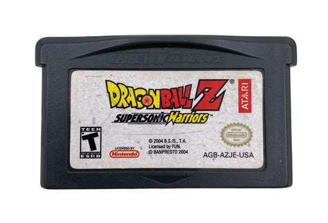 Dragon Ball Z Supersonic Warriors Used GBA Games For Sale