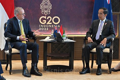 Presiden Jokowi Apresiasi Dukungan Australia Untuk G Indonesia