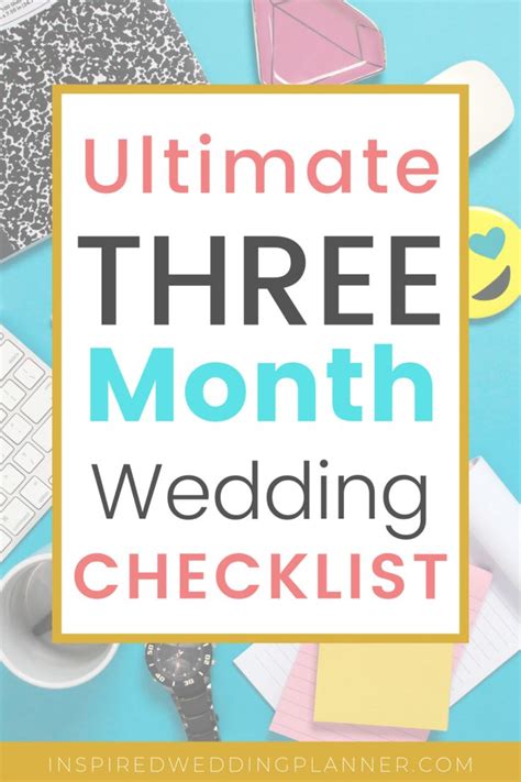 If You Need A Simple Wedding Checklist To Plan Your 3 Month Wedding