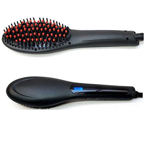 Fast Hair Straightener Hqt 906 Flat Flattening Electric Brush W Temp