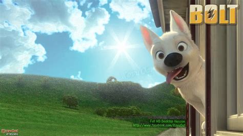 Disney Bolt Dog Desktop Wallaper HD - Disney's Bolt Wallpaper (33912766 ...