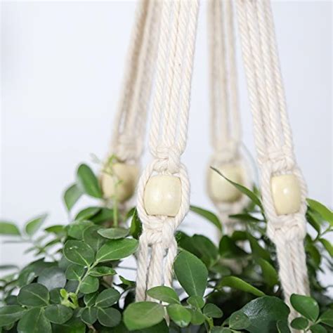 Macrame Plant Hanger Hanging Planter Baskets Indoor Outdoor 3 Tier