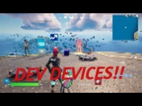 Fortnite Creative Unreleased Dev Devices YouTube