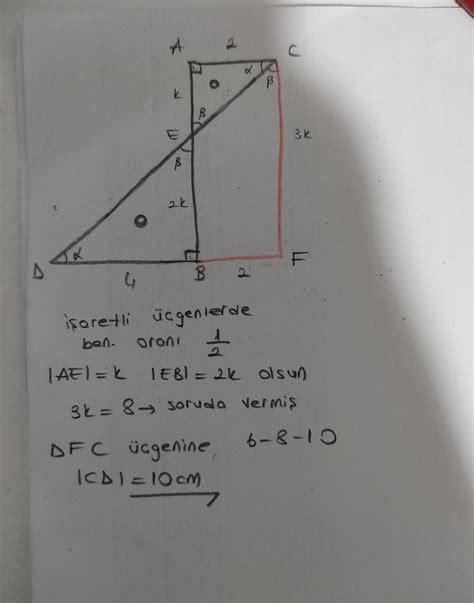 Geometri Sorusu Ac L Z Ml L Tfen Eodev