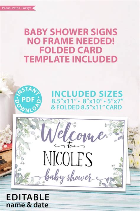 Invitations Announcements Paper Under The Sea Shower Sign Instant