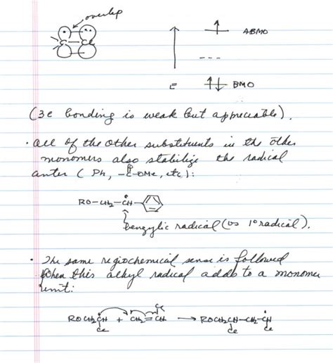 CHAPTER 23 POLYMER CHEMISTRY NOTES