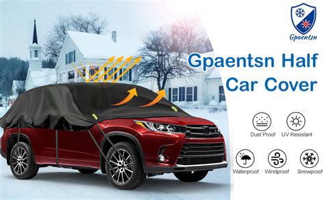 Amazon Gpaentsn Half Car Cover Compatible With 2011 2023 Toyota