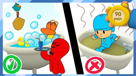 POCOYO AND NINA Bubble Bath Time 90 Min ANIMATED CARTOON For