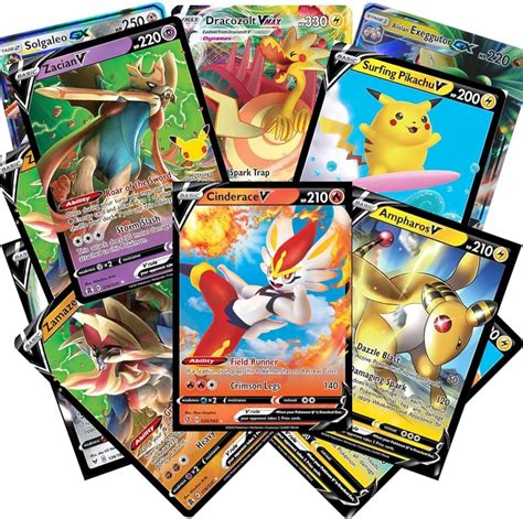 Amazon.com: Pokemon Cards 50 Card Assorted Lot with Guaranteed V ...