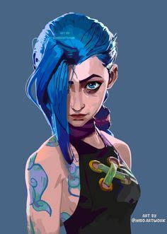 20 idées de Jinx fond d ecran dessin personnages dessin manga