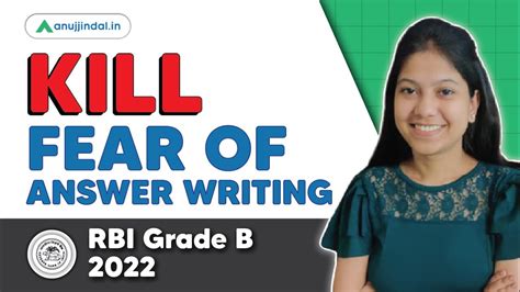 Afraid Of Descriptive Answer Writing RBI Phase 2 RBI Grade B 2022