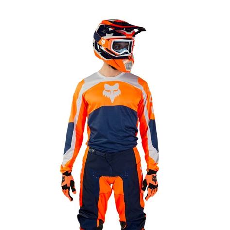 Camiseta Motocross Fox Nitro Flo Orange Al Mejor Precio Icasque Es