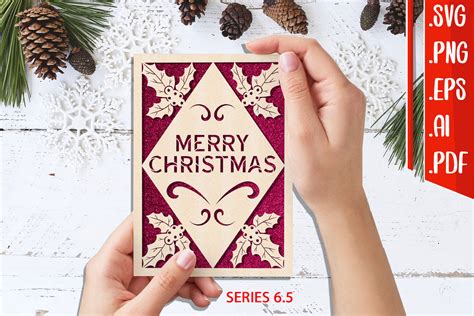 Christmas Card 6 5 Svg Eps Ai Png Pdf Graphic By Assalwaassalwa