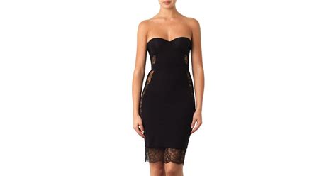 La Perla Shape Allure Lace Panel Shapewear Dress In Black Lyst