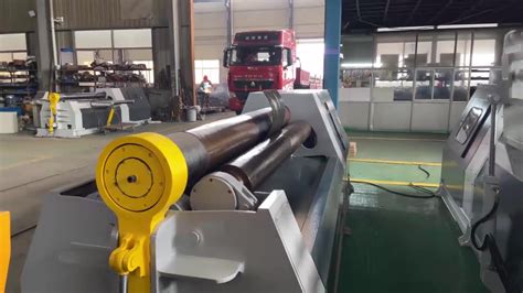 12x2000mm Cnc 4 Roller Hydraulic Rolling Metal Sheets Plate Bending