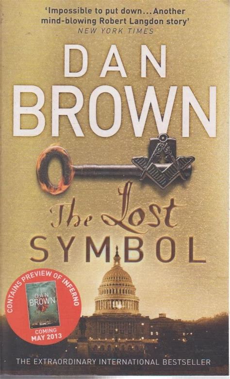 The Lost Symbol Robert Langdon Book Brown Dan