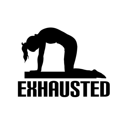 Exhausted Woman Silhouette Free Stock Photo - Public Domain Pictures